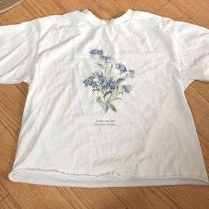 Forget me not one size tee